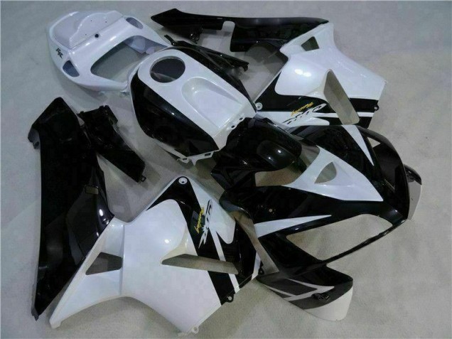 Honda CBR 600RR 2005-2006 - Branco Preto Honda CBR 600RR 2005-2006 - Branco Preto
