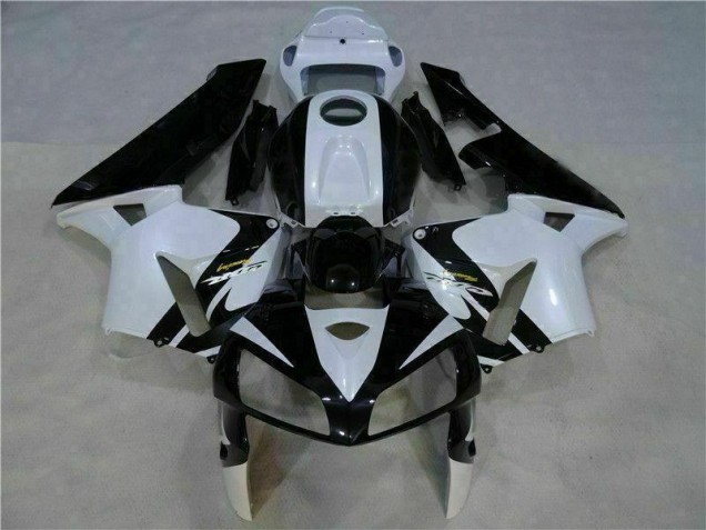 Honda CBR 600RR 2005-2006 - Branco Preto Honda CBR 600RR 2005-2006 - Branco Preto