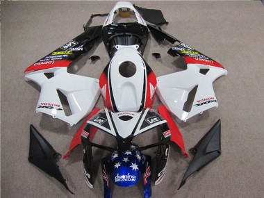 Honda CBR 600RR 2005-2006 - Branco Vermelho Azul Lee