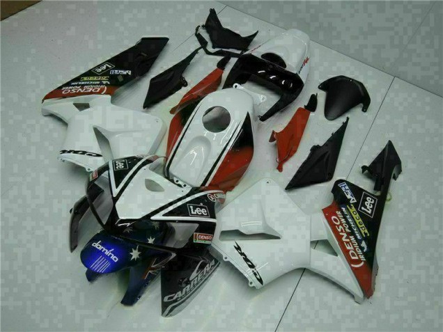 Honda CBR 600RR 2005-2006 - Branco Vermelho Preto Lee