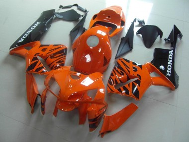 Honda CBR 600RR 2005-2006 - Laranja Preto Chama