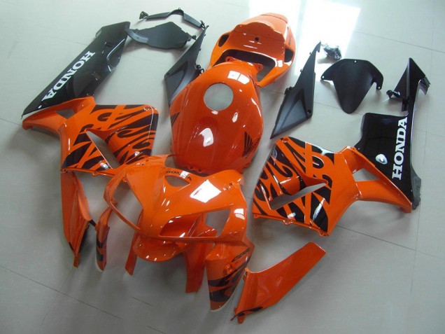 Honda CBR 600RR 2005-2006 - Laranja Preto Chama