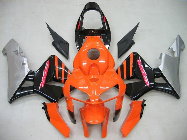 Honda CBR 600RR 2005-2006 - Laranja Preto Honda CBR 600RR 2005-2006 - Laranja Preto