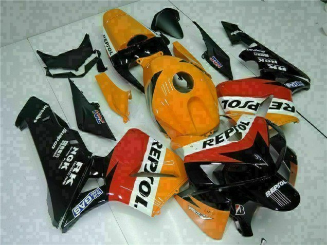 Honda CBR 600RR 2005-2006 - Laranja Preto Repsol
