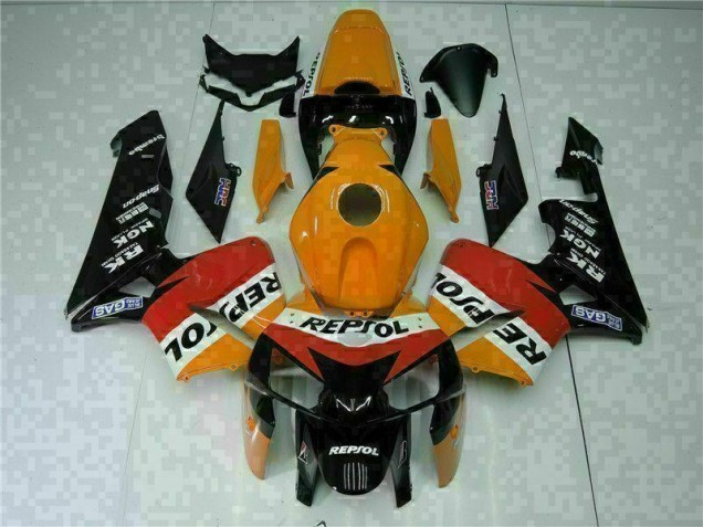 Honda CBR 600RR 2005-2006 - Laranja Preto Repsol