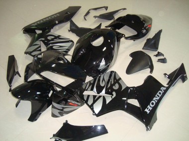 Honda CBR 600RR 2005-2006 - Preto Branco Chama