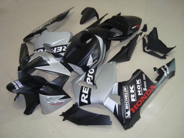 Honda CBR 600RR 2005-2006 - Preto Fosco Prata Repsol