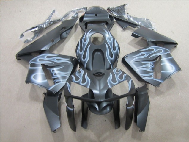 Honda CBR 600RR 2005-2006 - Preto Prata Chama