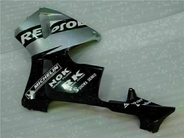 Honda CBR 600RR 2005-2006 - Preto Prata Repsol