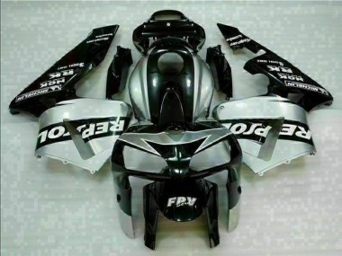 Honda CBR 600RR 2005-2006 - Preto Prata Repsol