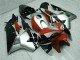 Honda CBR 600RR 2005-2006 - Preto Prata Vermelho