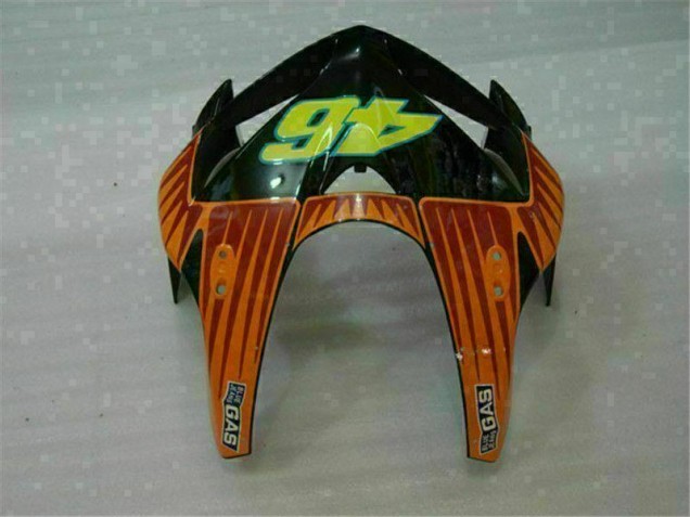 Honda CBR 600RR 2005-2006 - Preto Vermelho Amarelo 46