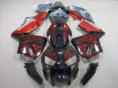 Honda CBR 600RR 2005-2006 - Preto Vermelho Chama
