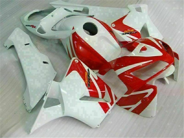 Honda CBR 600RR 2005-2006 - Vermelho Branco Honda CBR 600RR 2005-2006 - Vermelho Branco