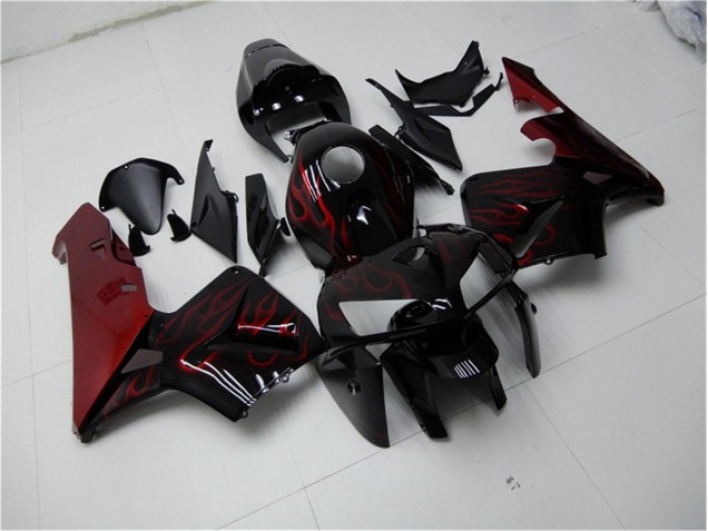 Honda CBR 600RR 2005-2006 - Vermelho Chama Preto