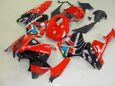 Honda CBR 600RR 2005-2006 - Vermelho Preto Jomo