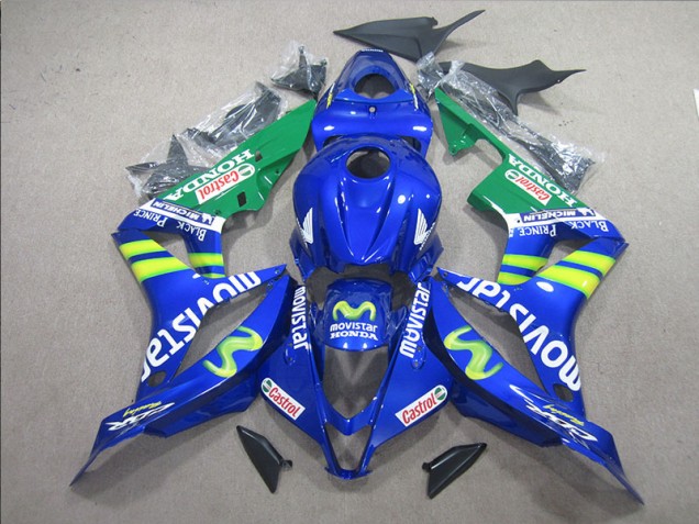 Honda CBR 600RR 2007-2008 - Azul Branco Movistar