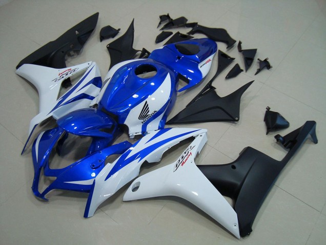 Honda CBR 600RR 2007-2008 - Azul Branco Preto Fosco