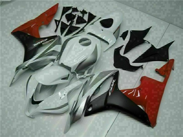 Honda CBR 600RR 2007-2008 - Branco Preto Vermelho Honda CBR 600RR 2007-2008 - Branco Preto Vermelho