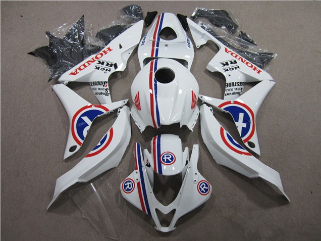 Honda CBR 600RR 2007-2008 - Branco R Honda CBR 600RR 2007-2008 - Branco R
