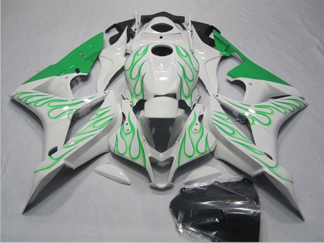 Honda CBR 600RR 2007-2008 - Branco Verde Chama Honda CBR 600RR 2007-2008 - Branco Verde Chama