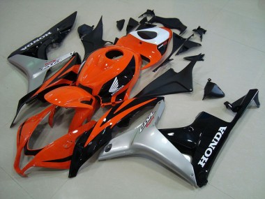 Honda CBR 600RR 2007-2008 - Laranja Prata Preto