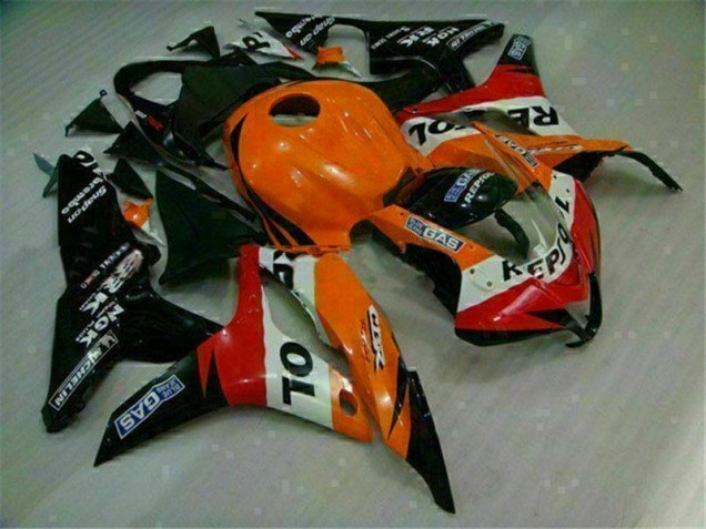 Honda CBR 600RR 2007-2008 - Laranja Preto Repsol