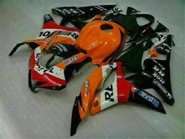 Honda CBR 600RR 2007-2008 - Laranja Preto Repsol