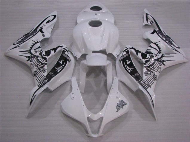 Honda CBR 600RR 2007-2008 - Preto Branco Honda CBR 600RR 2007-2008 - Preto Branco