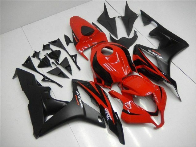 Honda CBR 600RR 2007-2008 - Preto Vermelho Honda CBR 600RR 2007-2008 - Preto Vermelho