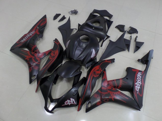 Honda CBR 600RR 2007-2008 - Preto Vermelho