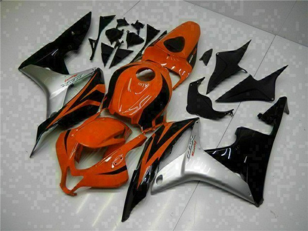 Honda CBR 600RR 2007-2008 - Preto Vermelho Prata