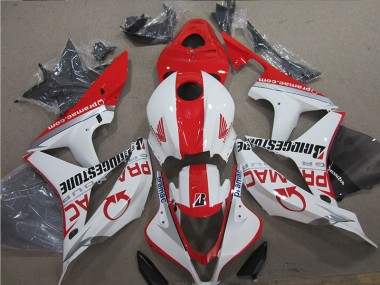 Honda CBR 600RR 2007-2008 - Vermelho Branco