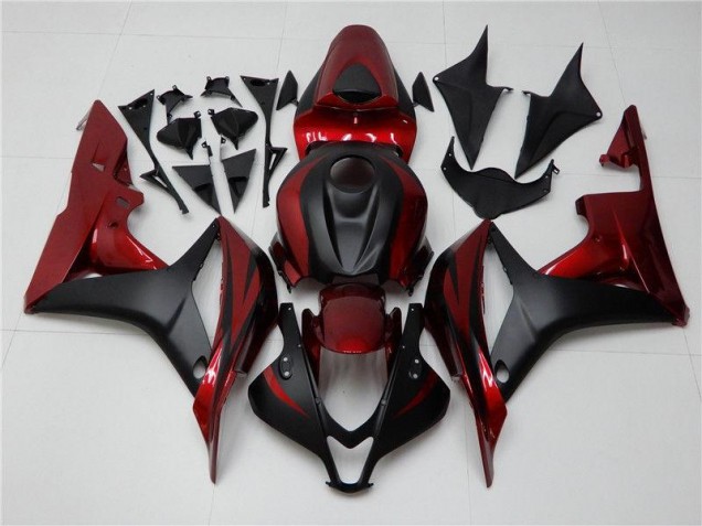 Honda CBR 600RR 2007-2008 - Vermelho Preto Honda CBR 600RR 2007-2008 - Vermelho Preto