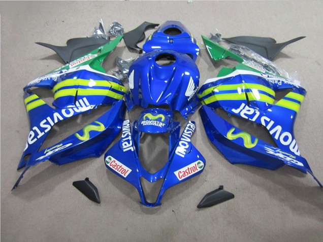 Honda CBR 600RR 2009-2012 - Azul Branco Movistar Honda CBR 600RR 2009-2012 - Azul Branco Movistar
