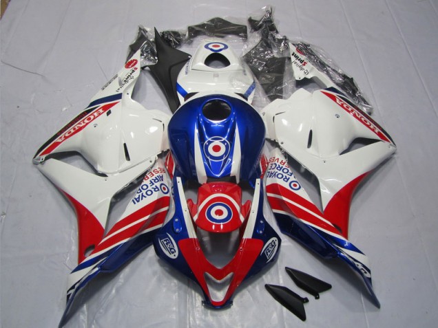 Honda CBR 600RR 2009-2012 - Branco Azul Vermelho Honda CBR 600RR 2009-2012 - Branco Azul Vermelho