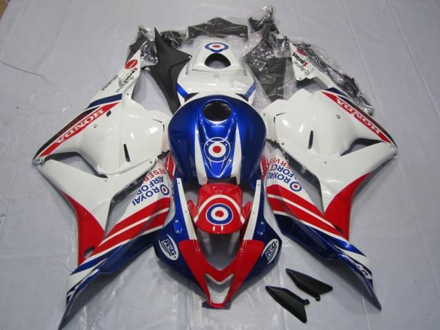 Honda CBR 600RR 2009-2012 - Branco Azul Vermelho Honda CBR 600RR 2009-2012 - Branco Azul Vermelho