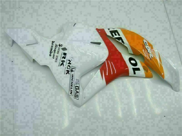 Honda CBR 600RR 2009-2012 - Branco Laranja Repsol Honda CBR 600RR 2009-2012 - Branco Laranja Repsol