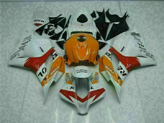 Honda CBR 600RR 2009-2012 - Branco Laranja Repsol Honda CBR 600RR 2009-2012 - Branco Laranja Repsol
