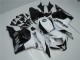 Honda CBR 600RR 2009-2012 - Branco Preto Honda CBR 600RR 2009-2012 - Branco Preto