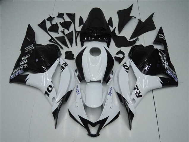 Honda CBR 600RR 2009-2012 - Branco Preto Honda CBR 600RR 2009-2012 - Branco Preto