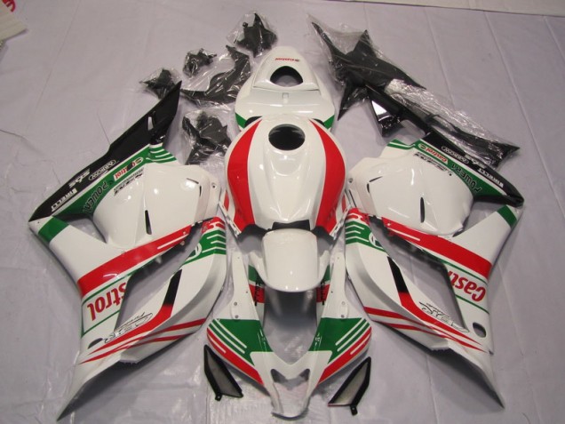 Honda CBR 600RR 2009-2012 - Branco Verde Vermelho Honda CBR 600RR 2009-2012 - Branco Verde Vermelho