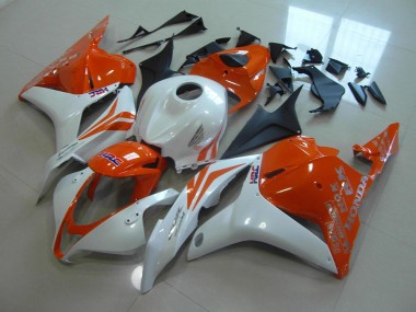 Honda CBR 600RR 2009-2012 - Laranja Branco Pérola