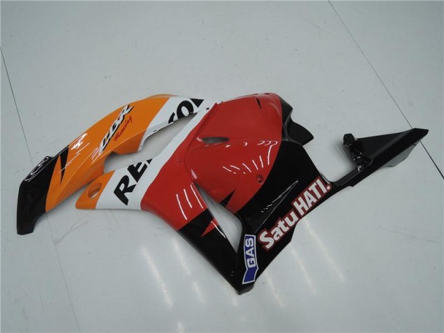 Honda CBR 600RR 2009-2012 - Laranja Vermelho Preto Repsol