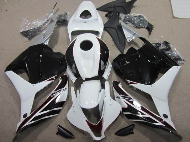 Honda CBR 600RR 2009-2012 - Preto Branco Honda CBR 600RR 2009-2012 - Preto Branco