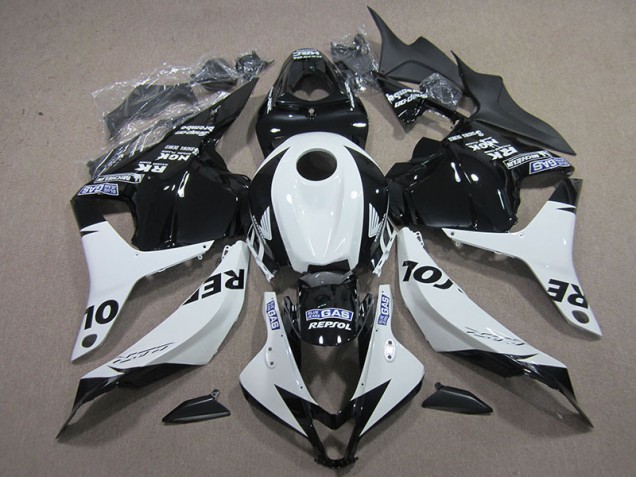 Honda CBR 600RR 2009-2012 - Preto Branco Repsol
