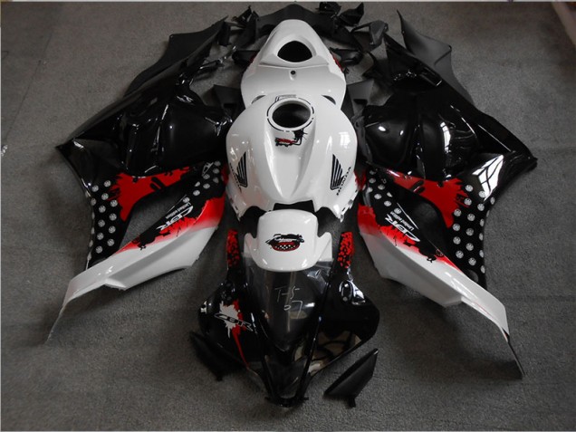 Honda CBR 600RR 2009-2012 - Preto Branco Vermelho