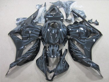 Honda CBR 600RR 2009-2012 - Preto Prata Chama