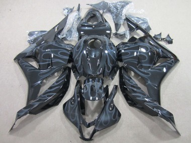 Honda CBR 600RR 2009-2012 - Preto Prata Chama