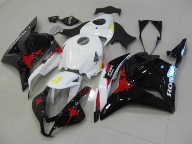 Honda CBR 600RR 2009-2012 - Preto Vermelho Branco